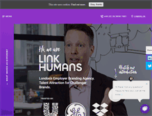 Tablet Screenshot of linkhumans.com