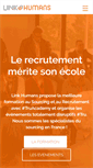Mobile Screenshot of linkhumans.fr