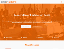 Tablet Screenshot of linkhumans.fr
